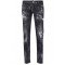 BLUGI DSQUARED2 Paint-Splatter Slim-Fit