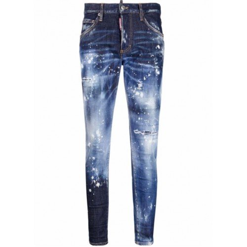 BLUGI DSQUARED2, Ripped Jeans, Efect Stropire