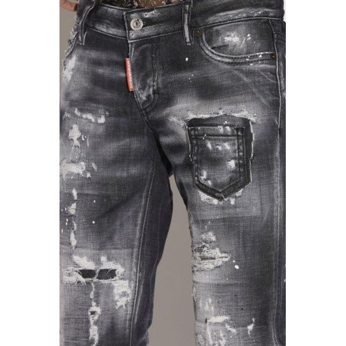 BLUGI DSQUARED2, JENNIFER CROPPED, Black