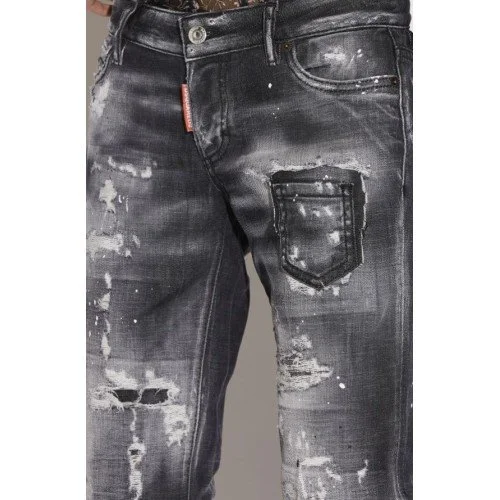 BLUGI DSQUARED2, JENNIFER CROPPED, Black