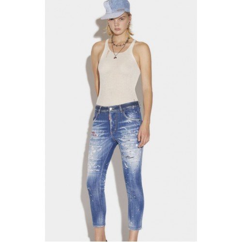 Blugi  DSQUARED2, S72LB0505S30342470  SKINNY DAN CROPPED
