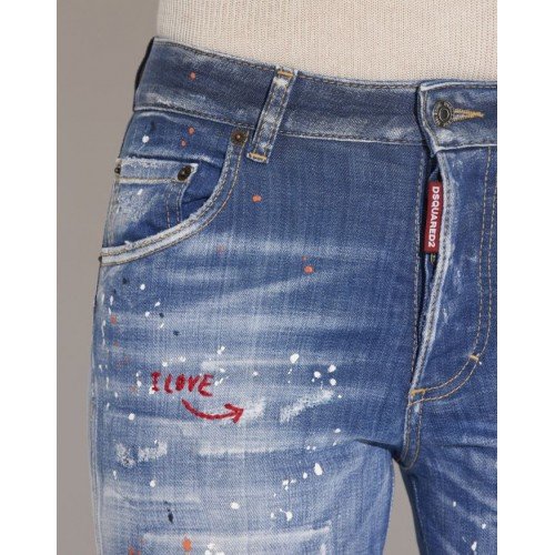 Blugi  DSQUARED2, S72LB0505S30342470  SKINNY DAN CROPPED