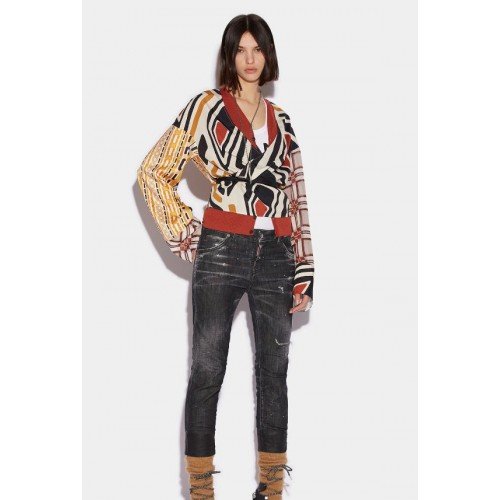 Jeans  DSQUARED2, Black Burning In Love, Black