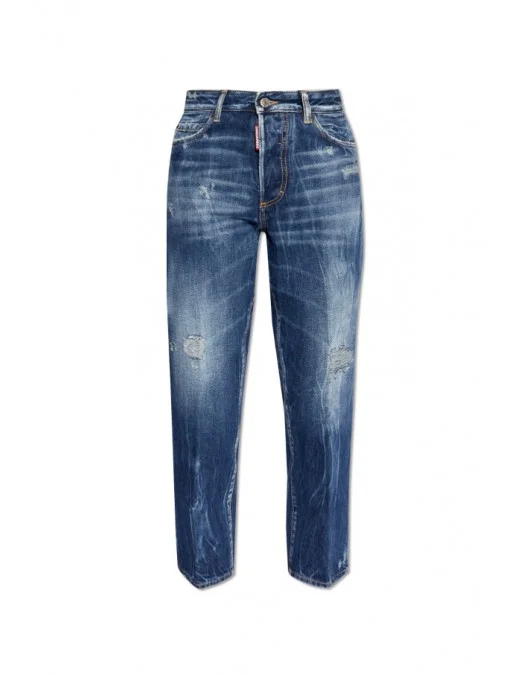 Blugi DSQUARED2, Boston Blue Jeans - S72LB0720S30891470 Blugi DSQUARED2, Boston Blue Jeans - S72LB0720S30891470