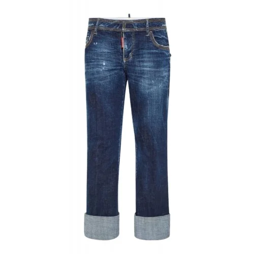 JEANS DSQUARED2, navy blue Jenna Flare Jeans