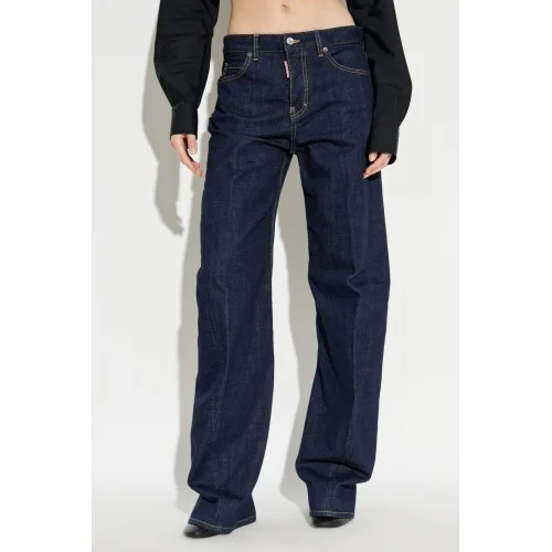 JEANS DSQUARED2, Navy blue, D2 Twisted Jeans