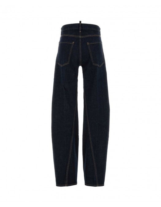 JEANS DSQUARED2, Navy blue, D2 Twisted Jeans - S72LB0900S30664470