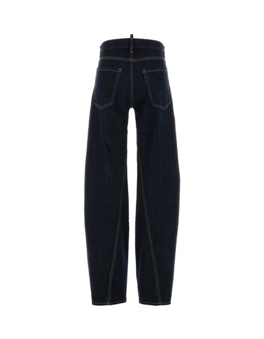 JEANS DSQUARED2, Navy blue, D2 Twisted Jeans - S72LB0900S30664470