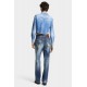Jeans DSQUARED2, Medium Sand Wash San Diego, Albastru - S72LB0904D30011470 Jeans DSQUARED2, Medium Sand Wash San Diego, Albastru - S72LB0904D30011470