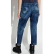 Jeans DSQUARED2, Navy blue Boston jeans, Logo insert - S72LB0913D30011470 Jeans DSQUARED2, Navy blue Boston jeans, Logo insert - S72LB0913D30011470