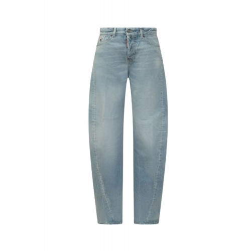 Jeans DSQUARED2, loose jeans, navy blue