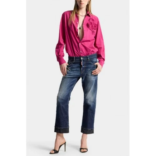 Jeans DSQUARED2, Dark Wash Tomboy Jeans