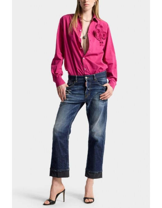 Jeans DSQUARED2, Dark Wash Tomboy Jeans - S72LB0921D30010470