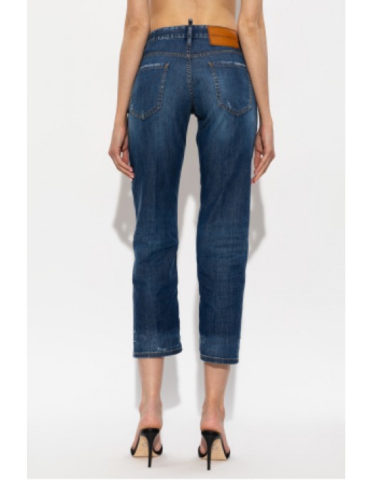 Jeans DSQUARED2, MARINEBLAU Jeans „Jenna“ - S72LB0925S30341470