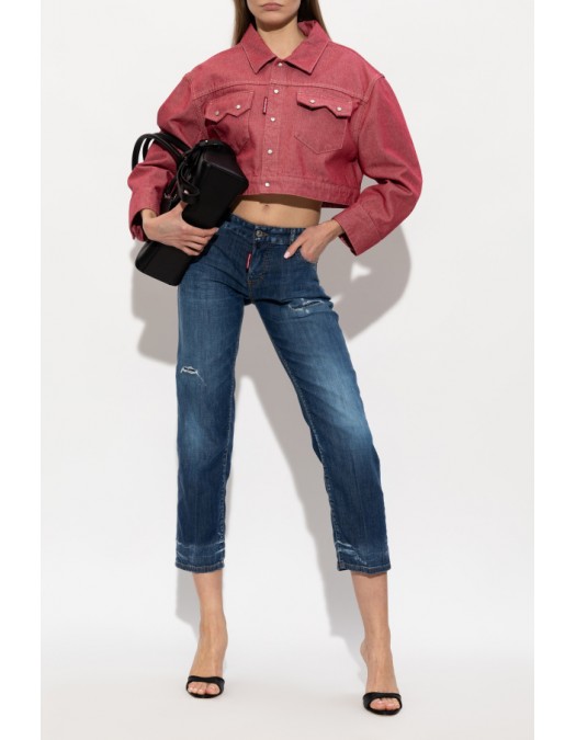 Jeans DSQUARED2, MARINEBLAU Jeans „Jenna“ - S72LB0925S30341470