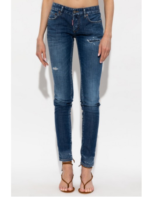 Jeans DSQUARED2,  MARINEBLAU Jeans „Super Skinny” - S72LB0927S30341470
