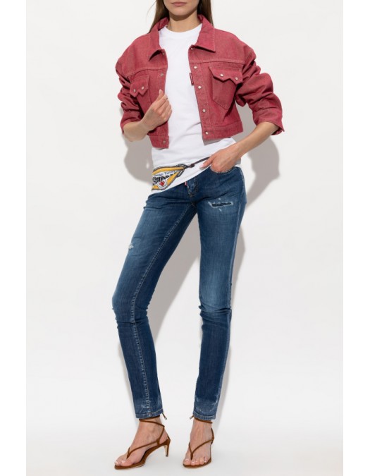 Jeans DSQUARED2,  MARINEBLAU Jeans „Super Skinny” - S72LB0927S30341470