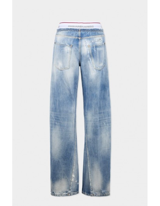 Jeans DSQUARED2, Light Undle Loose Twist Jeans - S72LB0928D30038470