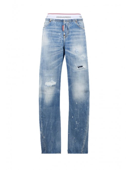 Jeans DSQUARED2, Light Undle Loose Twist Jeans - S72LB0928D30038470