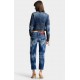 Blugi DSQUARED2, Medium Wash Jenna Jeans, Bleumarin - S72LB0933D30010470