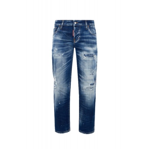 Blugi DSQUARED2, Medium Wash Jenna Jeans, Bleumarin