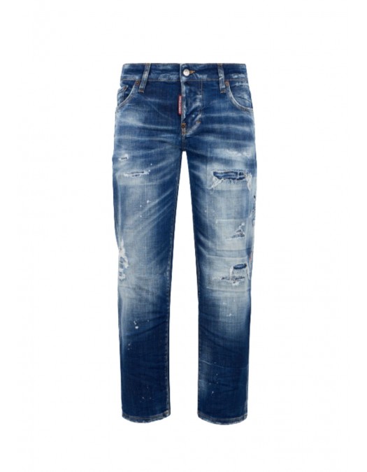 Blugi DSQUARED2, Medium Wash Jenna Jeans, Bleumarin - S72LB0933D30010470