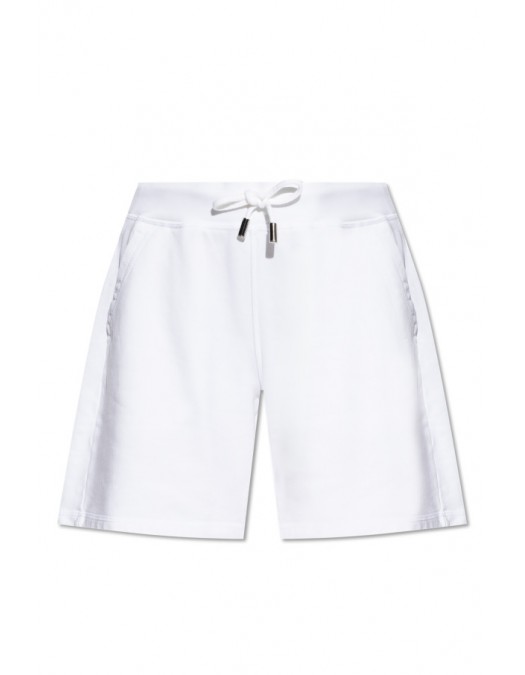 Pantaloni DSQUARED2, Printed Logo, Cotton, White - S72MU0529S25462100XX