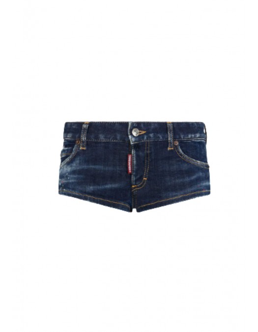 Pantaloni scurti DSQUARED2, Dark Busted Rebel Hot Pants - S72MU0567S30664470