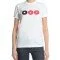 Tricou Dsquared2, Imprimeu Colorat, Alb