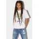 Tricou DSQUARED2, Capsule Smurf, One Life, Alb - S73GC0287S24558100 Tricou DSQUARED2, Capsule Smurf, One Life, Alb - S73GC0287S24558100