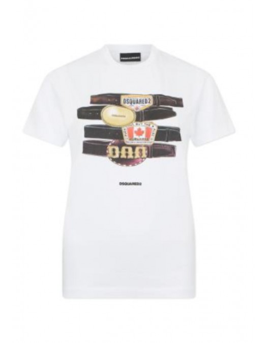 Tricou DSQUARED2, Iconique Just Right Fit Tee - S73GC0303D20033100