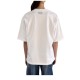 Tricou DSQUARED2, Iconique Loose Fit Tee, White - S73GC0308D20033100
