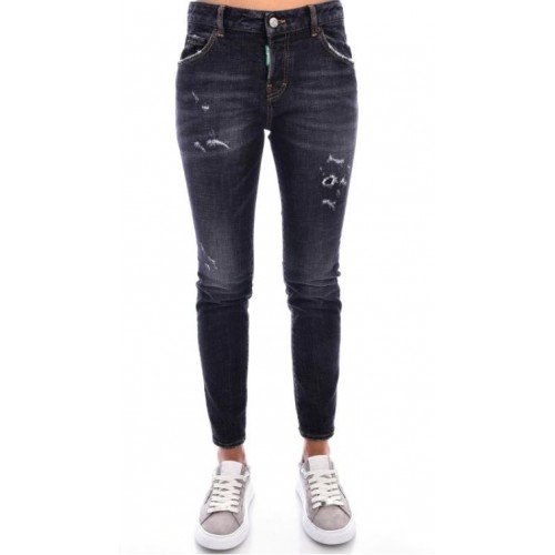 Blugi DSQUARED2, Cool Girl Jean Dark Grey