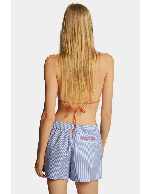 SHORT DSQUARED2, Summer Lover, Love Pyjama, Blue - S73MU0241D35284001S SHORT DSQUARED2, Summer Lover, Love Pyjama, Blue - S73MU0241D35284001S