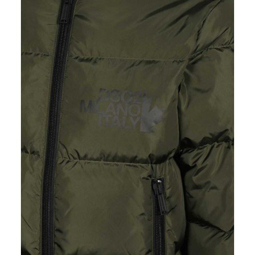 Geaca Dsquared2, Kaki, Logo Atasat