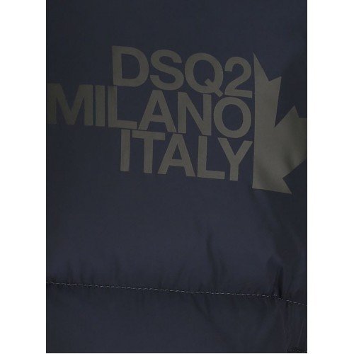 Geaca DSQUARED2, Logo atasat, Albastru