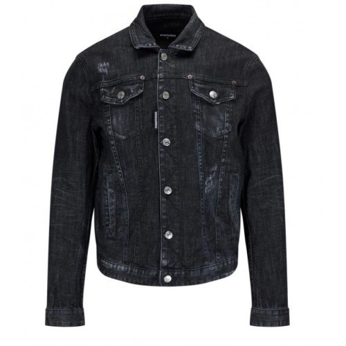 Jacheta DSQUARED2, Patch logo, Negru