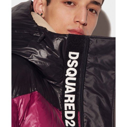 Geaca Dsquared2, Lettering Logo, Oversized Violet