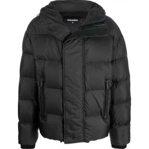 Geaca Dsquared2, Lettering Logo, Oversized Black