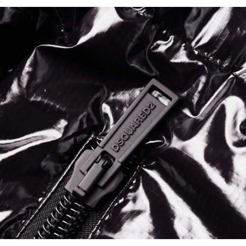 Geaca Dsquared2, High Shine, Black