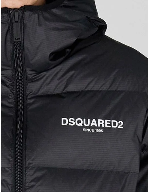 Geaca Dsquared2, Padded Jacket, Black - S74AM1346S76627900 Geaca Dsquared2, Padded Jacket, Black - S74AM1346S76627900