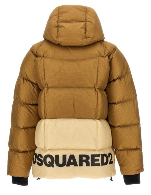 Geaca Dsquared2, Puff Kaban, Beige - S74AM1414S54056132