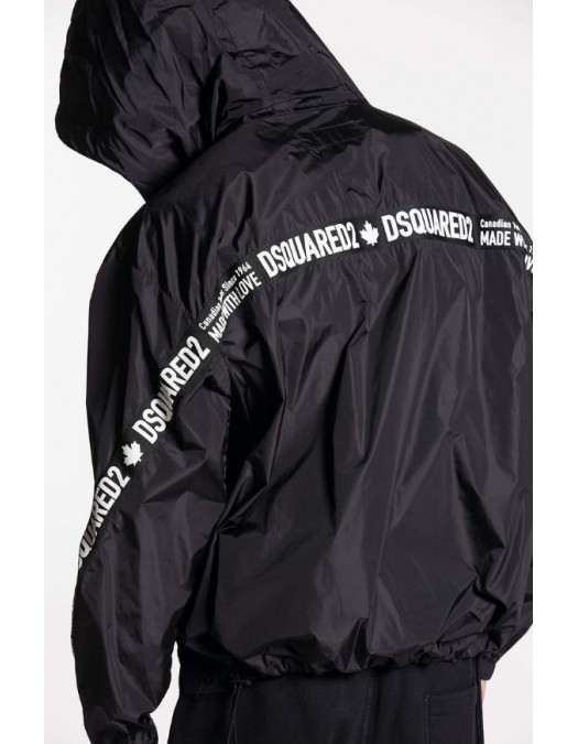 Jacheta Dsquared2, Tracksuit Bomber, Black - S74AM1443S49197900