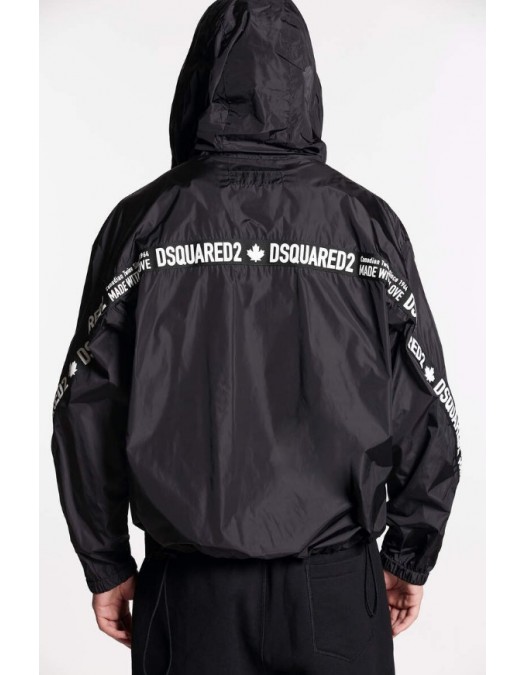 Jacheta Dsquared2, Tracksuit Bomber, Black - S74AM1443S49197900