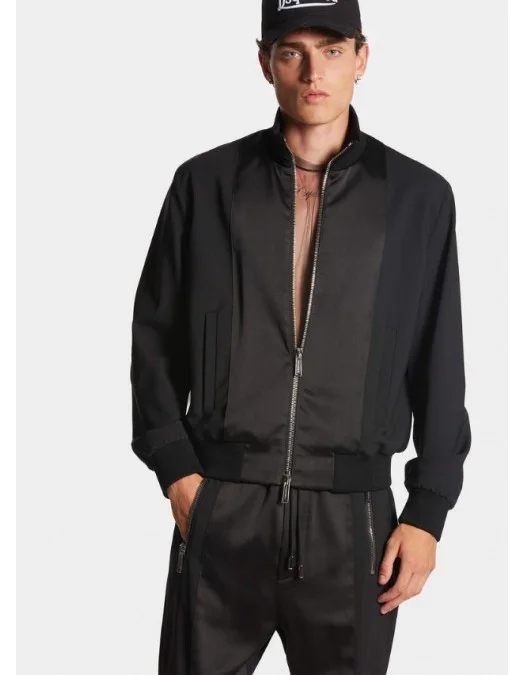 Jacheta Dsquared2, Black Bomber, S74AM1475S40320900 - S74AM1475S40320900 Jacheta Dsquared2, Black Bomber, S74AM1475S40320900 - S74AM1475S40320900