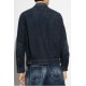 Geaca DSQUARED2, Zip Detail, Denim, Navy Blue - S74AM1551S30664470