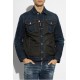 Geaca DSQUARED2, Denim, Combined Materials, Black - S74AM1576S30664963