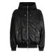 Jacheta DSQUARED2 ,DFAUX LEATHER ZIPPED HOODIE - S74AM1676S60340900