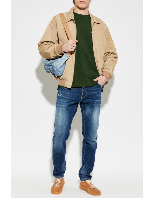 Jacheta DSQUARED2, Dsquared2 beige "Bomber" type jacket - S74AM1701D35368111