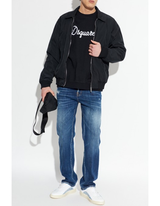 Jacheta DSQUARED2, BLACK Light jacket with collar - S74AM1701D35368900